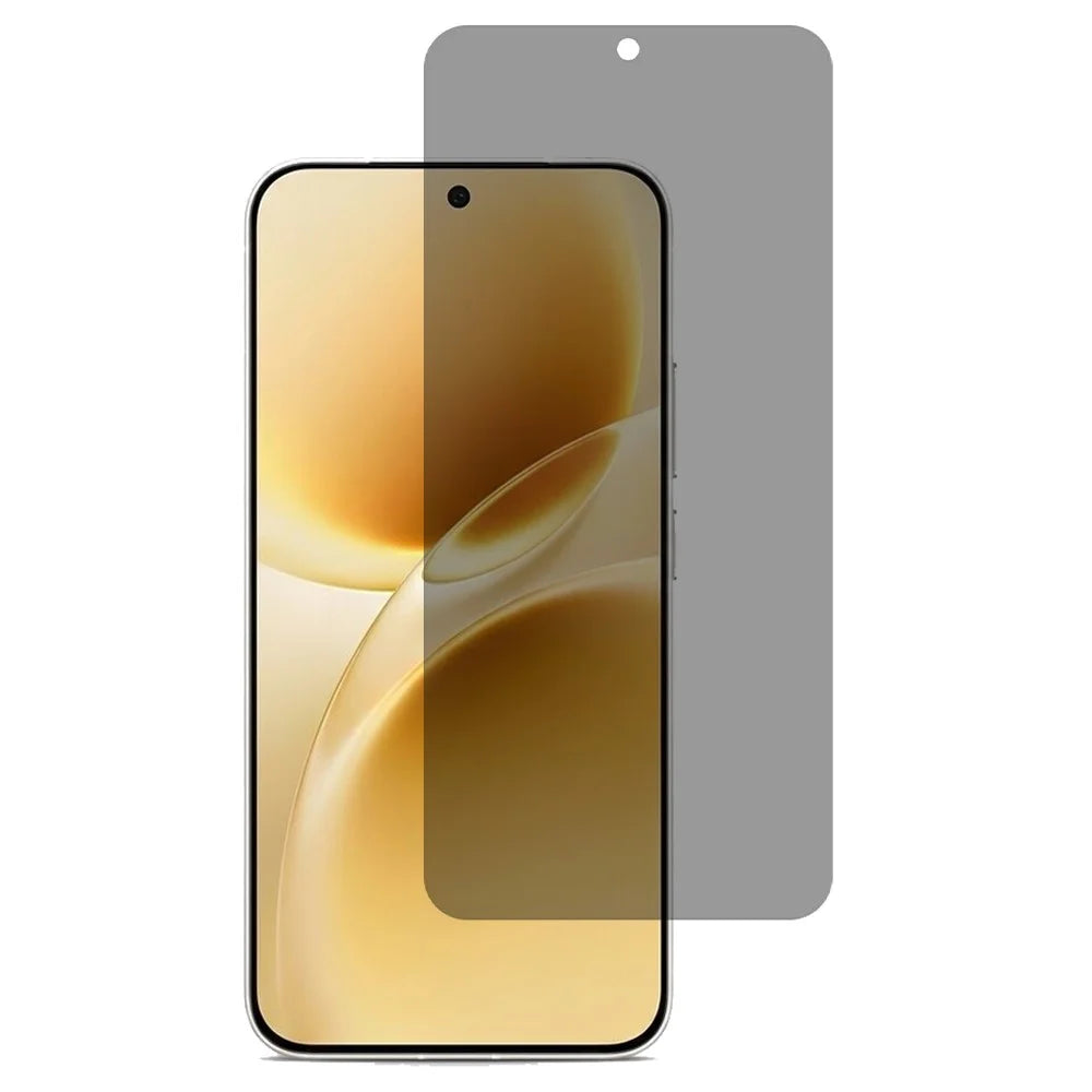 For vivo S50 Pro mini 5G Anti Spy Full Screen Protector Arc Edge Full Glue High Aluminium-silicon Glass Film (Fingerprint Unlock) - 1