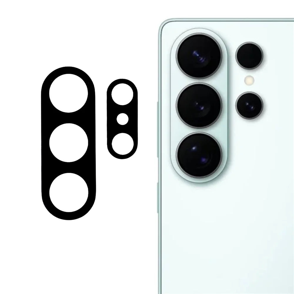 1 Set For Samsung Galaxy S26 Ultra Camera Lens Protector 3D Arc Edge Silk Printing Tempered Glass Lens Film - 1