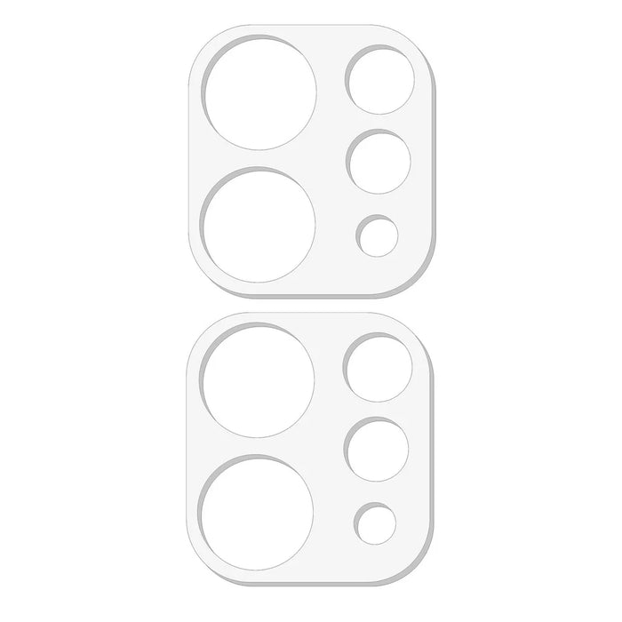 2Pcs For vivo S50 5G Camera Lens Protector 3D Arc Edge Anti-Scratch Tempered Glass Lens Film - 2