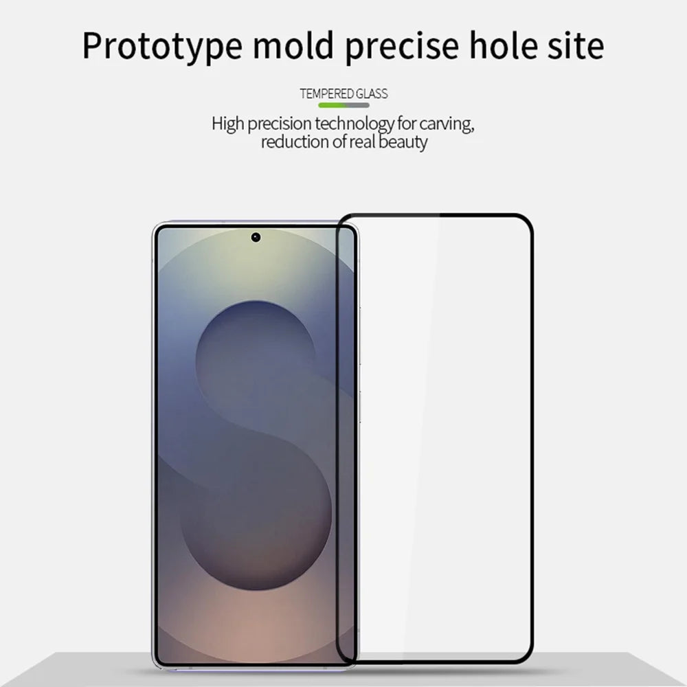 MOFI For Samsung Galaxy S26 Ultra Screen Protector  9H Full Glue Full Coverage High Aluminum-Silicon Glass Film - Black - 3