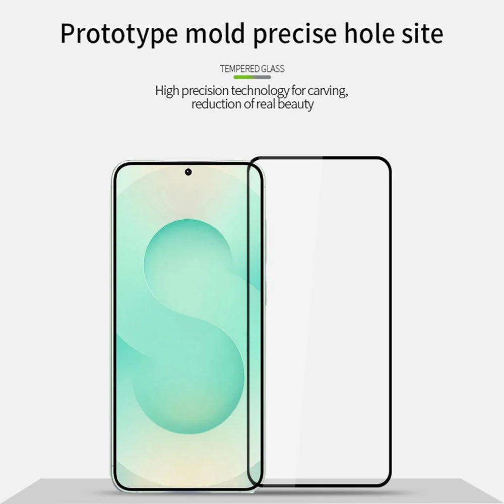 MOFI For Samsung Galaxy S26 Screen Protector  9H Full Glue Full Coverage High Aluminum-Silicon Glass Film - Black - 3