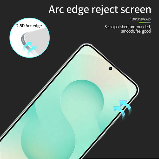 MOFI For Samsung Galaxy S26+ Screen Protector  9H Full Glue Full Coverage High Aluminum-Silicon Glass Film - Black - 2