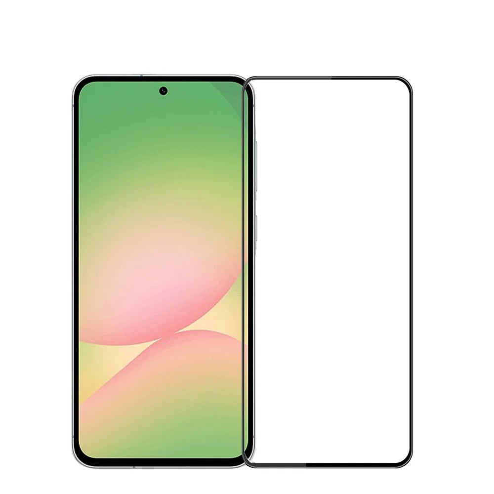 MOFI For Samsung Galaxy A37 5G / Galaxy A57 5G Screen Protector  9H 3D Curved Full Glue Full Coverage Tempered Glass Film - Black - 1