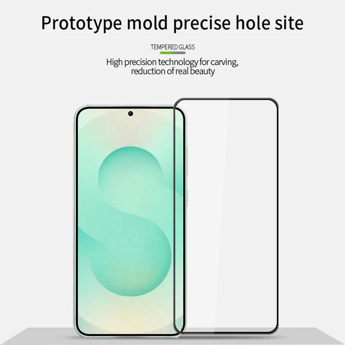 MOFI For Samsung Galaxy S26+ Screen Protector  9H 3D Curved Full Glue Full Coverage Tempered Glass Film - Black - 3
