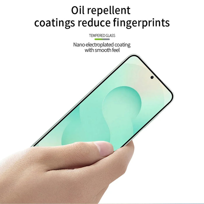 MOFI For Samsung Galaxy S26+ Screen Protector  9H 3D Curved Full Glue Full Coverage Tempered Glass Film - Black - 4