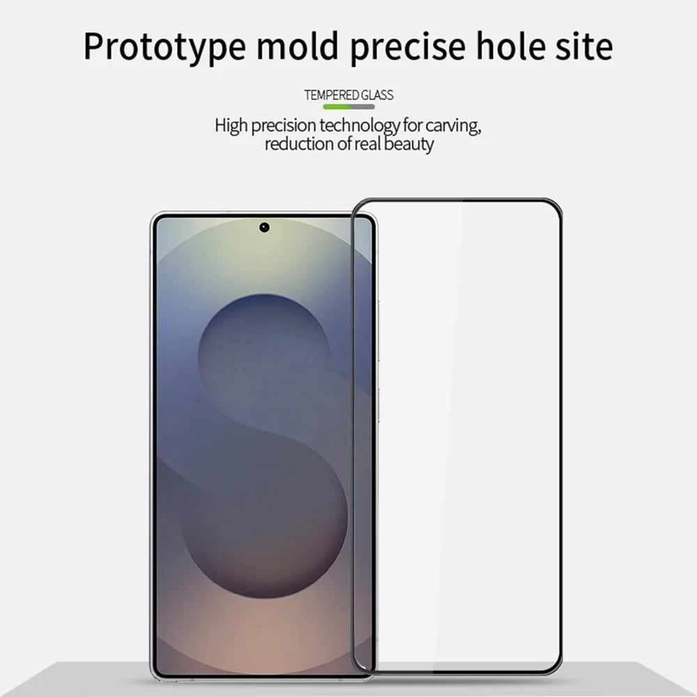 PINWUYO For Samsung Galaxy S26 Ultra Tempered Glass Film  Explosion-proof 9H 3D Full Glue Full Screen Protector - Black - 3