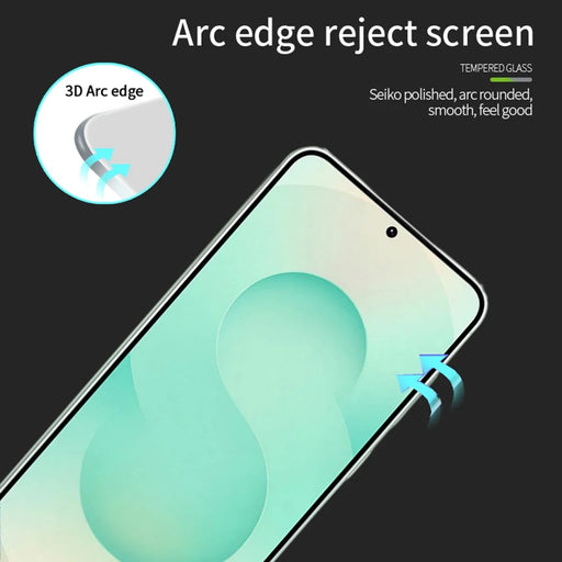 PINWUYO For Samsung Galaxy S26+ Tempered Glass Film  Explosion-proof 9H 3D Full Glue Full Screen Protector - Black - 2