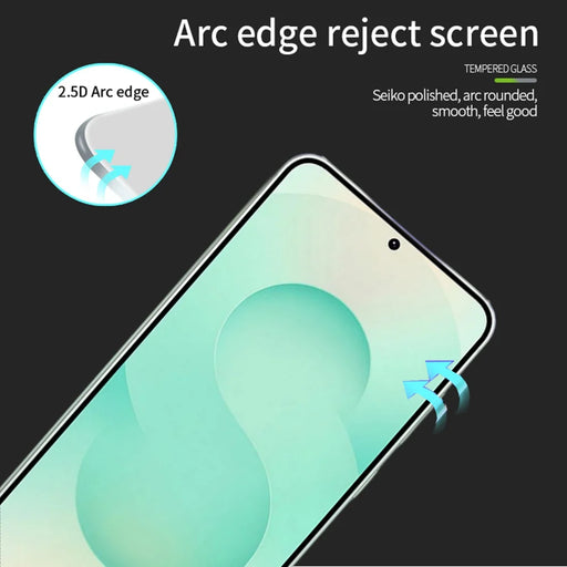 PINWUYO For Samsung Galaxy S26 Tempered Glass Film  JK Series-2 9H Full Glue Full Screen Protector - Black - 2