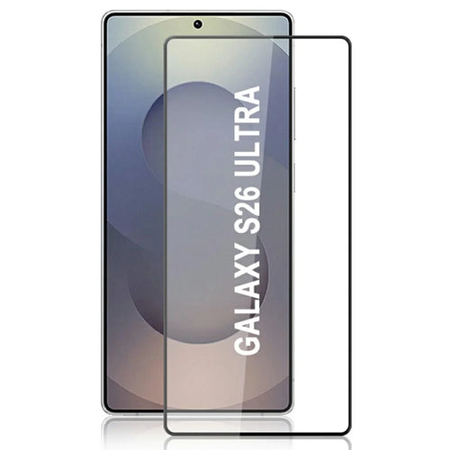 MOCOLO For Samsung Galaxy S26 Ultra Full Screen Protector Anti-Shatter Silk Printing Full Glue Tempered Glass Film - Black - 1