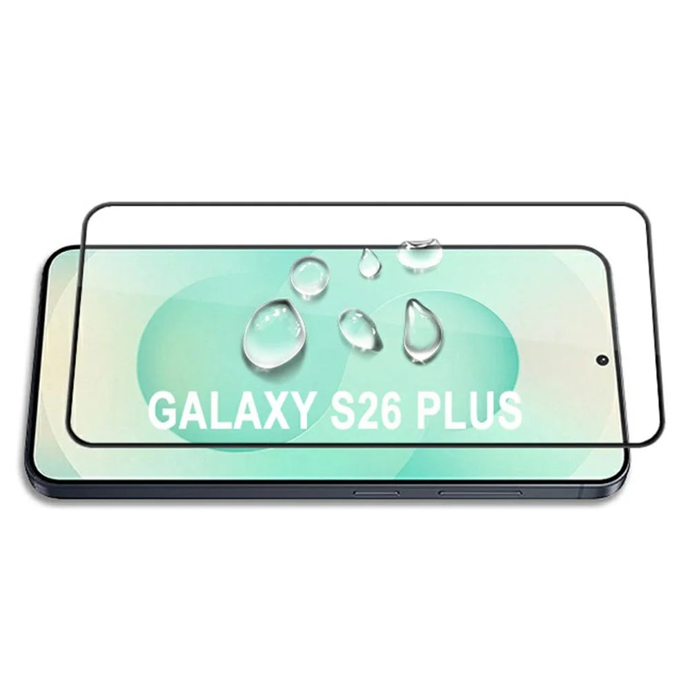 MOCOLO For Samsung Galaxy S26+ Full Screen Protector Anti-Shatter Silk Printing Full Glue Tempered Glass Film - Black - 4