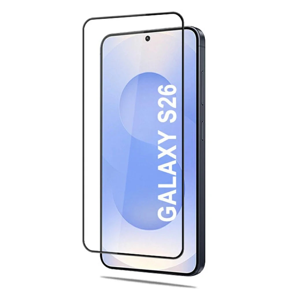 MOCOLO For Samsung Galaxy S26 Full Screen Protector Anti-Shatter Silk Printing Full Glue Tempered Glass Film - Black - 2