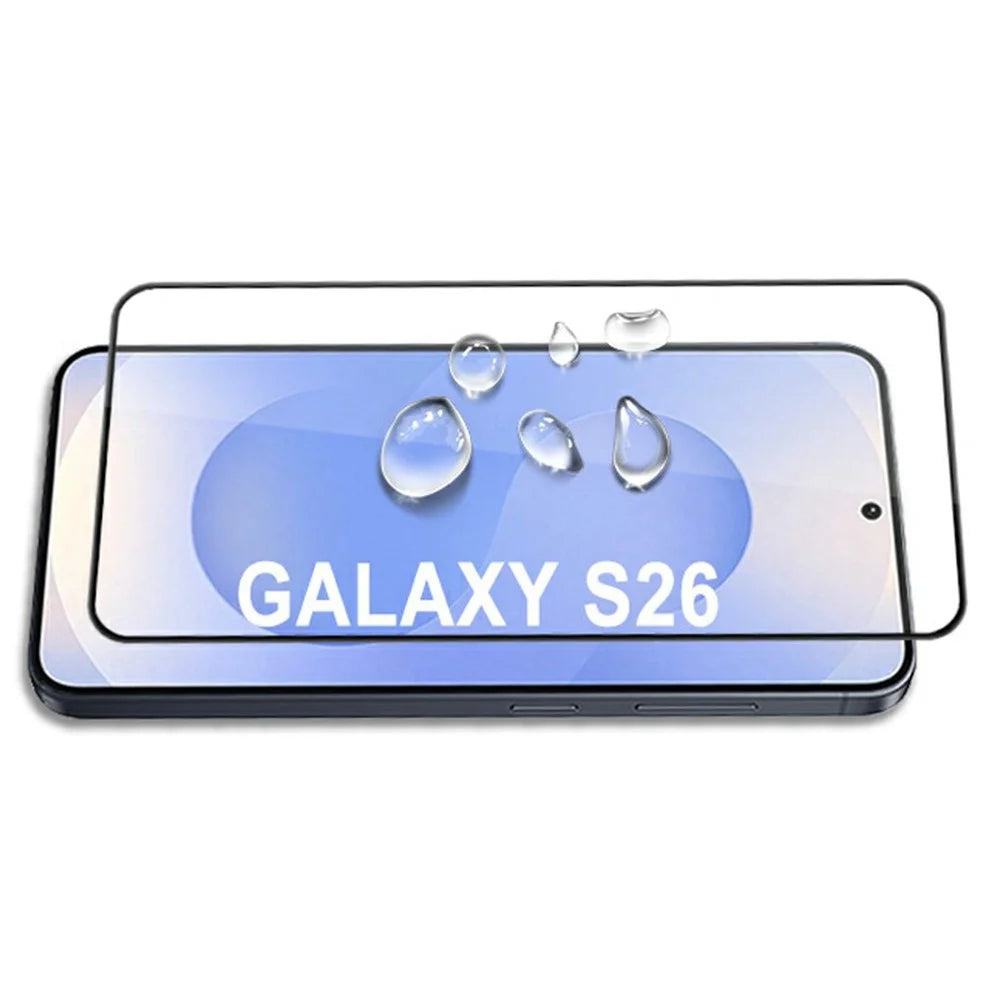 MOCOLO For Samsung Galaxy S26 Full Screen Protector Anti-Shatter Silk Printing Full Glue Tempered Glass Film - Black - 4