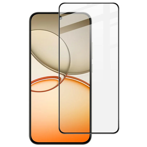 IMAK Pro+ Series For Realme Narzo 90 5G Screen Protector Full Coverage Tempered Glass Film (Fingerprint Unlock) - Black - 1