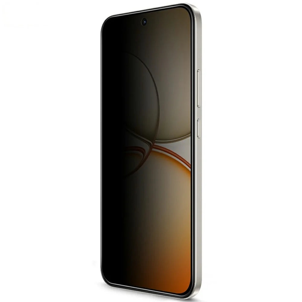 IMAK For Realme Narzo 90 5G Privacy Screen Protector Anti Peep Full Cover Tempered Glass Film (Fingerprint Unlock) - Black - 7