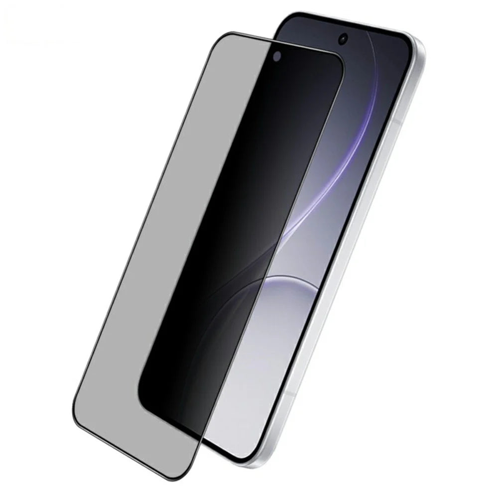 IMAK For Oppo Reno15 5G (Global) / Reno15c 5G (China) Privacy Screen Protector Anti Peep Full Cover Tempered Glass Film (Fingerprint Unlock) - Black - 4