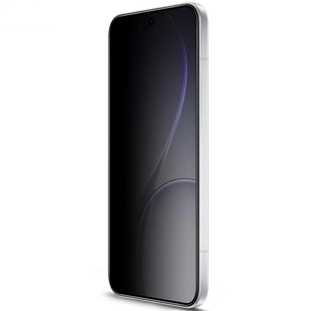 IMAK For Oppo Reno15 5G (Global) / Reno15c 5G (China) Privacy Screen Protector Anti Peep Full Cover Tempered Glass Film (Fingerprint Unlock) - Black - 7