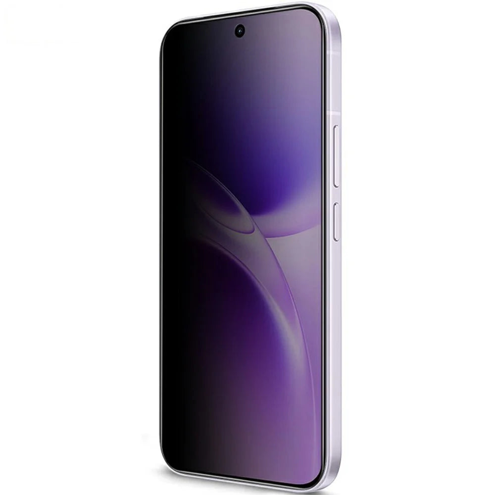 IMAK For vivo X300 FE 5G / S50 Pro mini 5G Privacy Screen Protector Anti Peep Full Cover Tempered Glass Film (Fingerprint Unlock) - Black - 7