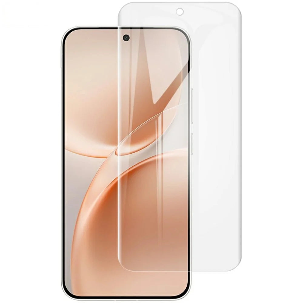 IMAK Hydrogel Film 4th For vivo S60 5G / S60 Vitality / S50 5G Full Screen Protector Ultra Clear Full Glue Soft TPU Film (Fingerprint Unlock) - Transparent - 1