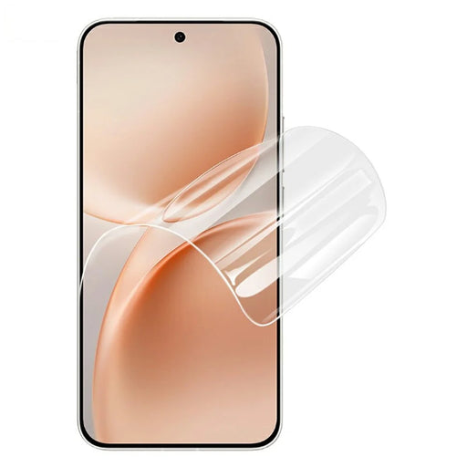 IMAK Hydrogel Film 4th For vivo S60 5G / S60 Vitality / S50 5G Full Screen Protector Ultra Clear Full Glue Soft TPU Film (Fingerprint Unlock) - Transparent - 2