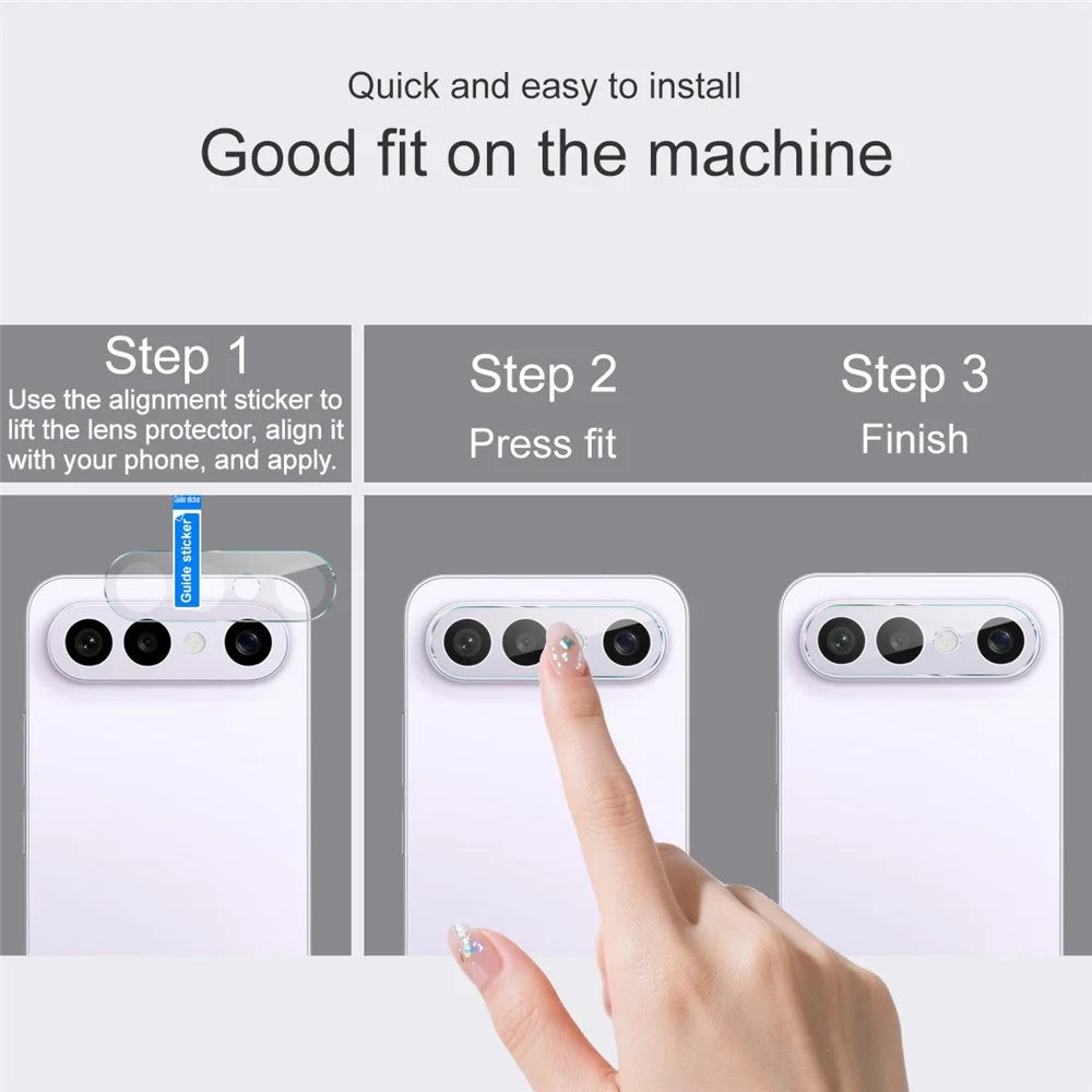 IMAK For vivo X300 FE 5G / S50 Pro mini 5G Camera Lens Protector Slim Tempered Glass Full Coverage Lens Film - Transparent - 4