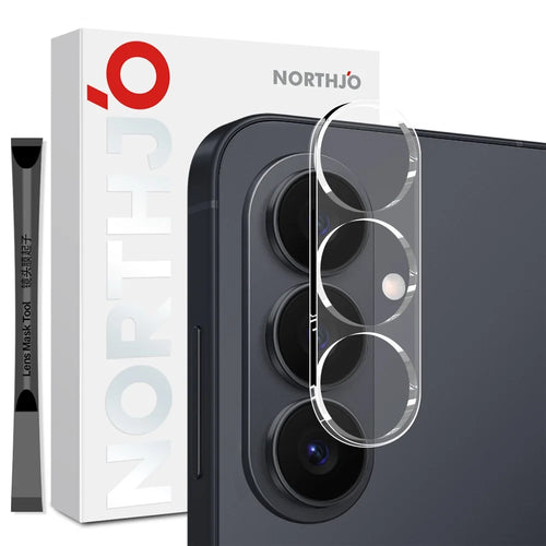 NORTHJO For Samsung Galaxy S26 Camera Lens Protector Tempered Glass HD Clear 3D Full Coverage - 1