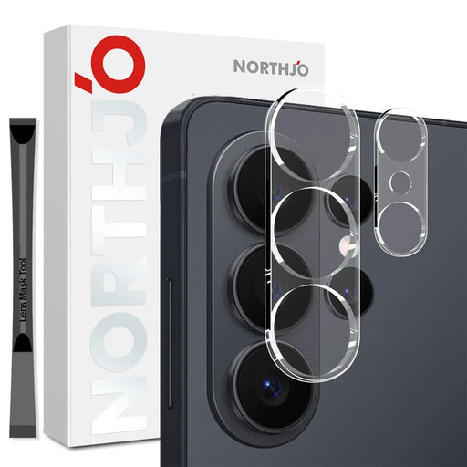 NORTHJO For Samsung Galaxy S26 Ultra Camera Lens Protector Tempered Glass HD Clear 3D Full Coverage - 1