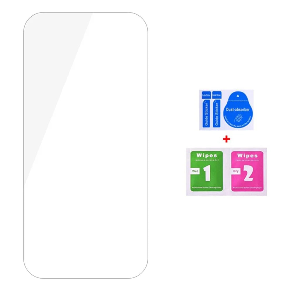 5Pcs For Oppo Reno15 FS 5G Front Screen Protector 0.3mm 2.5D Tempered Glass Film, Not Full Covering - Transparent - 2