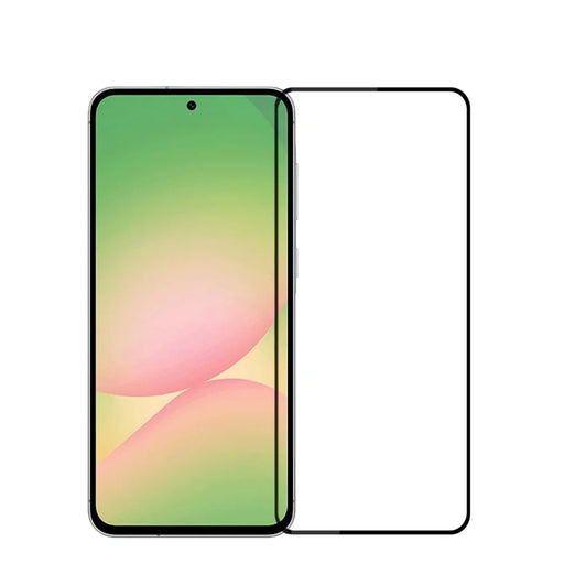 MOFI For Samsung Galaxy A57 5G Screen Protector  9H Full Glue Full Coverage High Aluminum-Silicon Glass Film - Black - 1