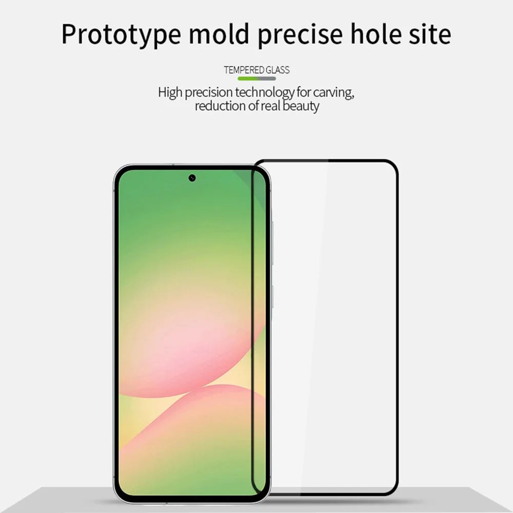 PINWUYO For Samsung Galaxy A57 5G Tempered Glass Film  JK Series-2 9H Full Glue Full Screen Protector - Black - 3