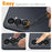 NORTHJO For Samsung Galaxy S26+ Silk Printing Camera Lens Protector Tempered Glass HD Clear 3D Full Coverage - Black - 4