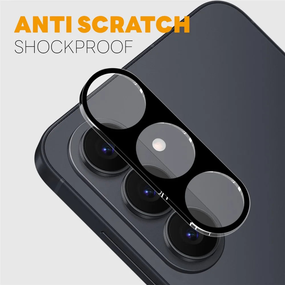 NORTHJO For Samsung Galaxy S26 Camera Lens Protector Silk Printing 3D Clear Full Screen Tempered Glass Lens Film - 3