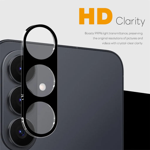 NORTHJO 2Pcs For Samsung Galaxy S26 Full Coverage Camera Lens Protector Silk Printing 3D Clear Tempered Glass Lens Film - 2