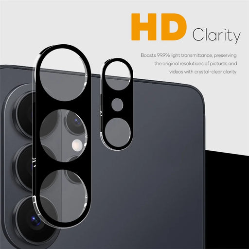 NORTHJO 2Pcs For Samsung Galaxy S26 Ultra Full Coverage Camera Lens Protector Silk Printing 3D Clear Tempered Glass Lens Film - 2