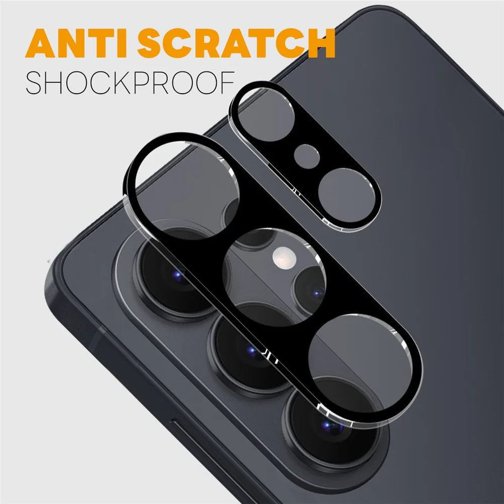 NORTHJO 2Pcs For Samsung Galaxy S26 Ultra Full Coverage Camera Lens Protector Silk Printing 3D Clear Tempered Glass Lens Film - 3