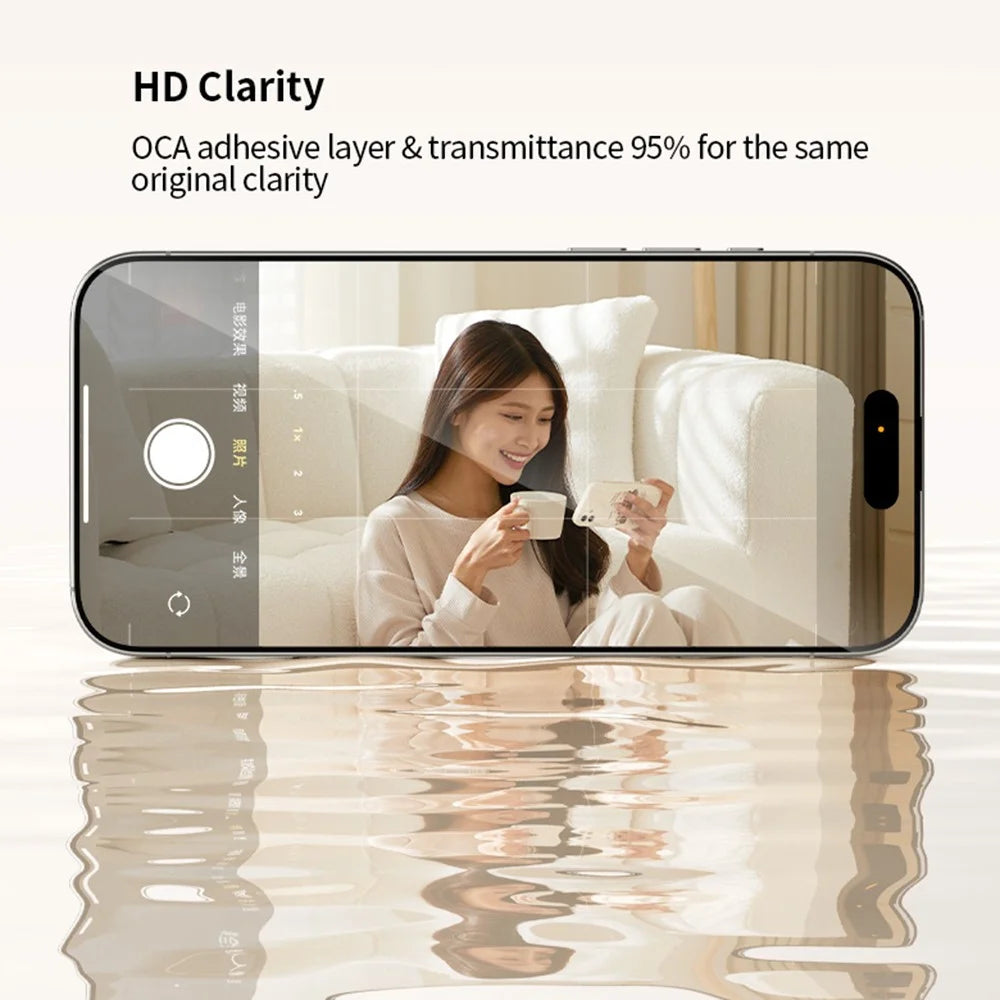 XUNDD XDTG-004 For vivo X300 Pro 5G Full Screen Protector Full Glue 0.25MM 2.5D HD High Aluminium-Silicon Glass Film (Fingerprint Unlock) - 6