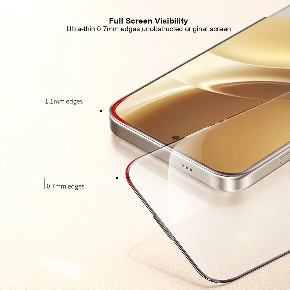 XUNDD XDTG-004 For vivo X300 Pro 5G Full Screen Protector Full Glue 0.25MM 2.5D HD High Aluminium-Silicon Glass Film (Fingerprint Unlock) - 7