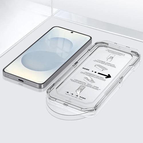 XUNDD XDTG-004 For Samsung Galaxy S26+ Full Screen Protector Full Glue 0.25MM 2.5D HD High Aluminium-Silicon Glass Film (Fingerprint Unlock) - 1