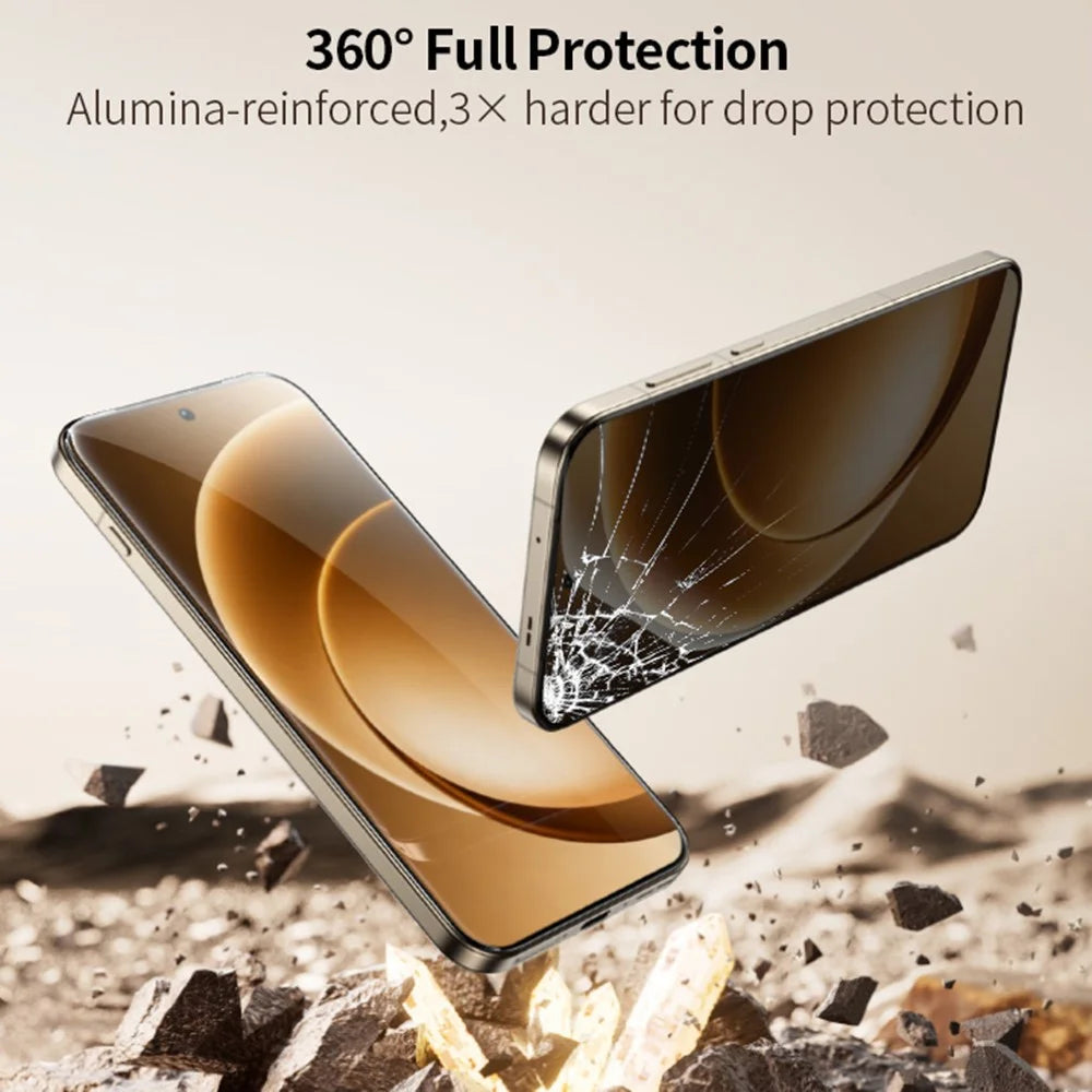 XUNDD XDTG-004 For OnePlus 15 5G Full Screen Protector Full Glue 0.25MM 2.5D HD High Aluminium-Silicon Glass Film (Fingerprint Unlock) - 3