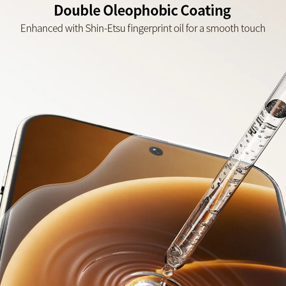 XUNDD XDTG-004 For OnePlus 15 5G Full Screen Protector Full Glue 0.25MM 2.5D HD High Aluminium-Silicon Glass Film (Fingerprint Unlock) - 5