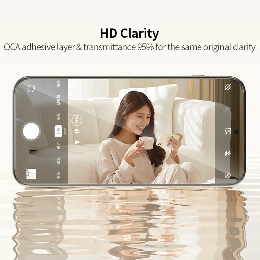 XUNDD XDTG-004 For OnePlus 15 5G Full Screen Protector Full Glue 0.25MM 2.5D HD High Aluminium-Silicon Glass Film (Fingerprint Unlock) - 6