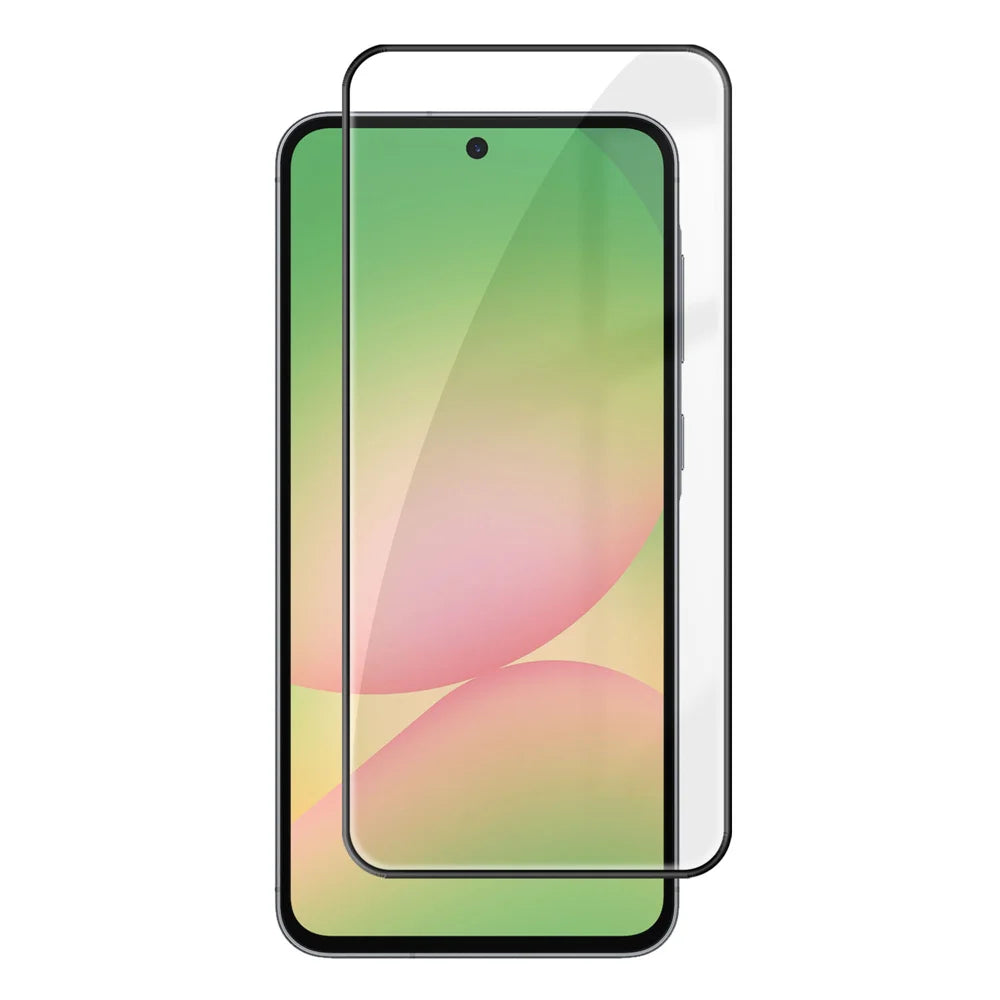 For Samsung Galaxy A57 5G HD Full Screen Protector Silk Printing Black Edge High Aluminium-silicon Glass Film - As Shown - 1