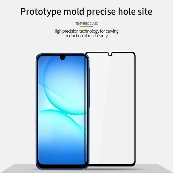 MOFI For Samsung Galaxy A27 5G Screen Protector  9H Full Glue Full Coverage High Aluminum-Silicon Glass Film - Black - 3