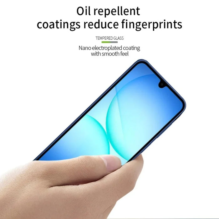MOFI For Samsung Galaxy A27 5G Screen Protector  9H Full Glue Full Coverage High Aluminum-Silicon Glass Film - Black - 4