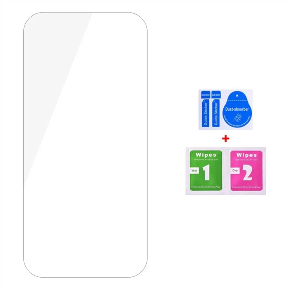 5Pcs For Oppo Reno15 F 5G Front Screen Protector 0.3mm 2.5D Tempered Glass Film, Not Full Covering - Transparent - 2