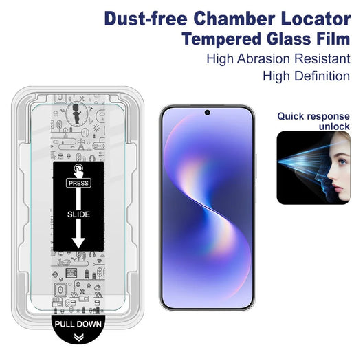 IMAK H Series For Huawei nova 15 5G Tempered Glass Screen Protector Film with Dust-free Installation Tool - Transparent - 2