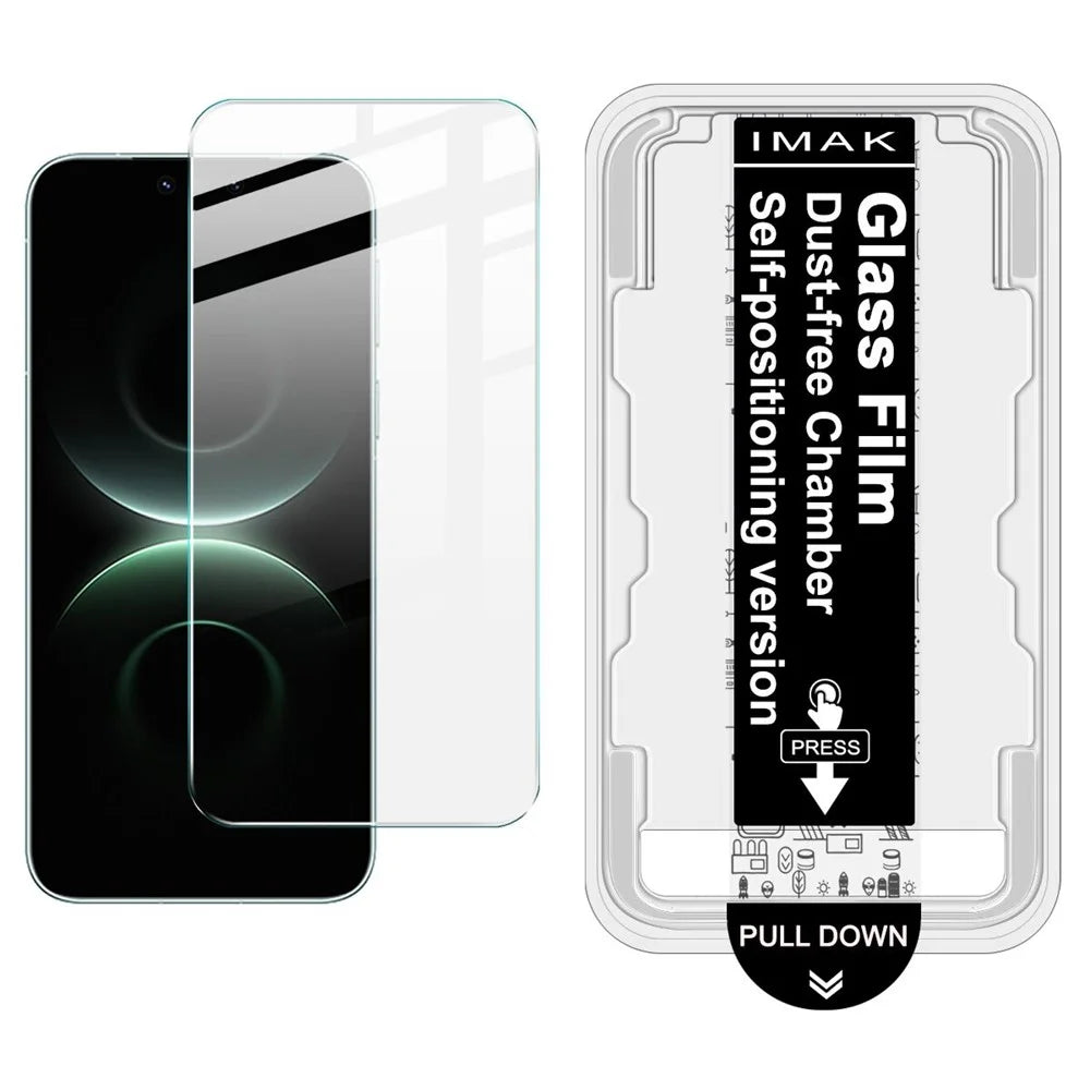 IMAK H Series For Huawei Mate 80 / 80 Pro Tempered Glass Screen Protector Film with Dust-free Installation Tool - Transparent - 1