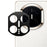 IMAK For Huawei Mate X7 Metal Camera Lens Protector Lens Protective Cover - Black - 1