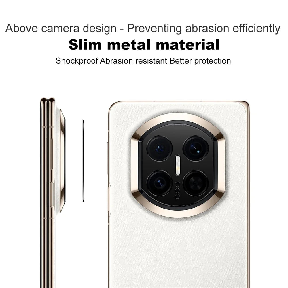 IMAK For Huawei Mate X7 Metal Camera Lens Protector Lens Protective Cover - Black - 4