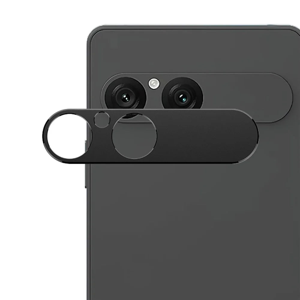 IMAK For Sony Xperia 10 VII Metal Camera Lens Protector Lens Protective Cover - Black - 1