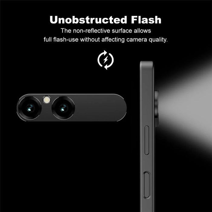 IMAK For Sony Xperia 10 VII Metal Camera Lens Protector Lens Protective Cover - Black - 3